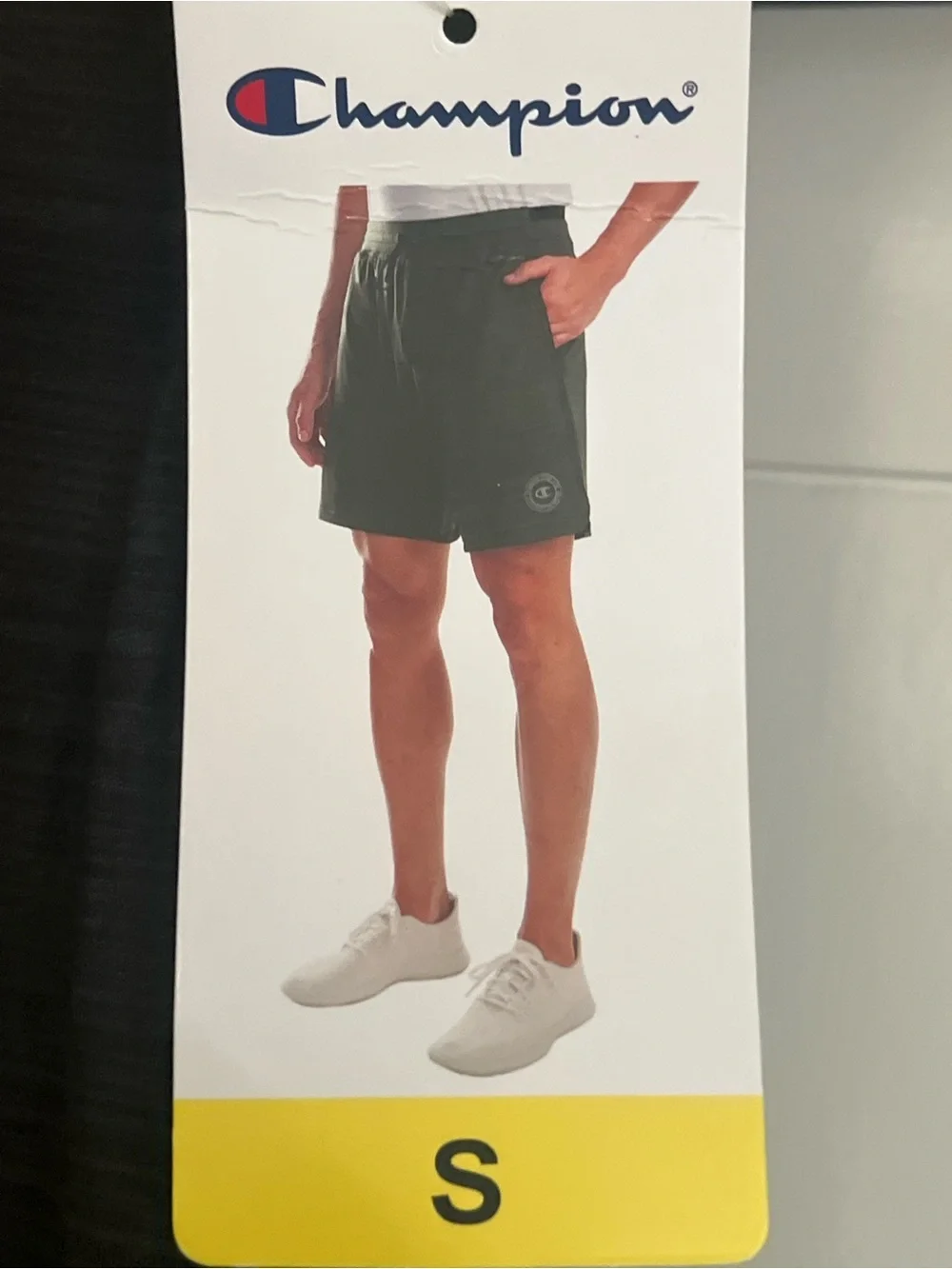 Champion Men's Dark Gray Athletic Performance Shorts Size Small NWT